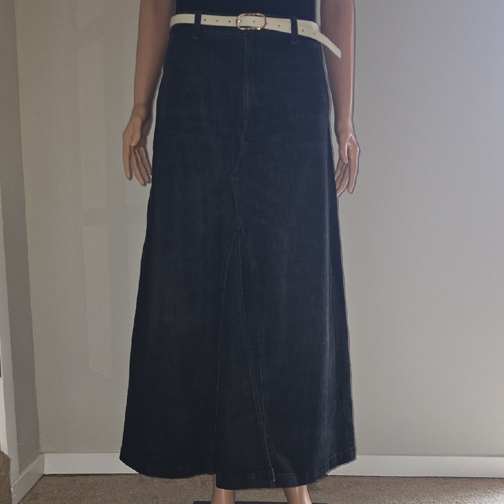 Banana Republic Maxi Blue A-Line Skirt - NWOT